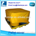 uv resistant waterproof reusable pvc vinyl polyester tarpaulin pallet cover